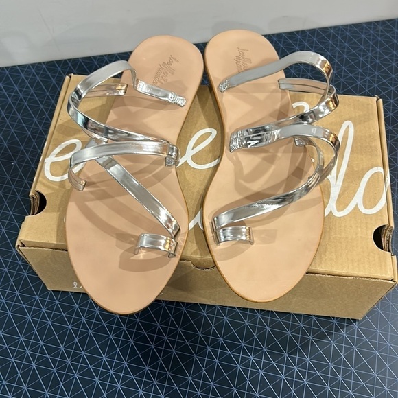 Loeffler Randall Sarie Sandal  in Silver - Picture 4 of 8